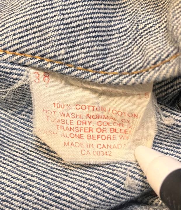 リーバイス ジャケット 70505-0216 3rd 38サイズ カナダ製