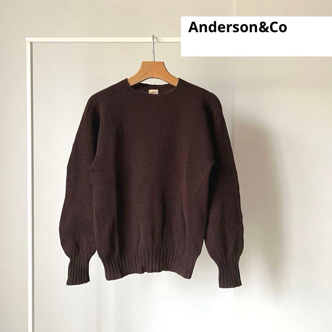 【Sale】Anderson&Coエベレスト ニット セーター ブラウン