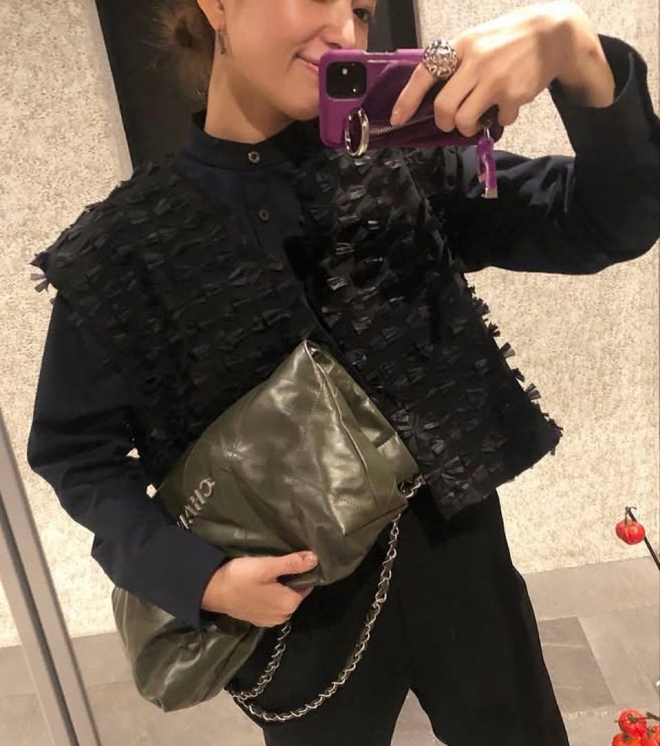 yori shirocon ミニリボンショートジレ 36