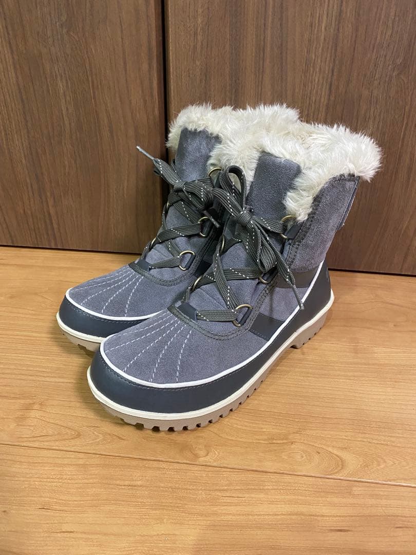 【未使用に近い】SORELティボリ　グレー　25㎝