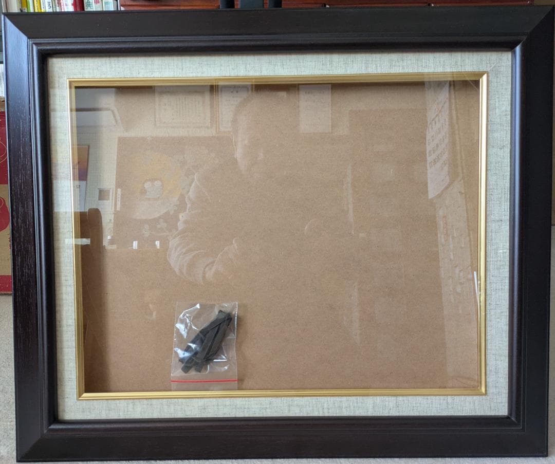 木製油彩額縁(ブルーズマン)