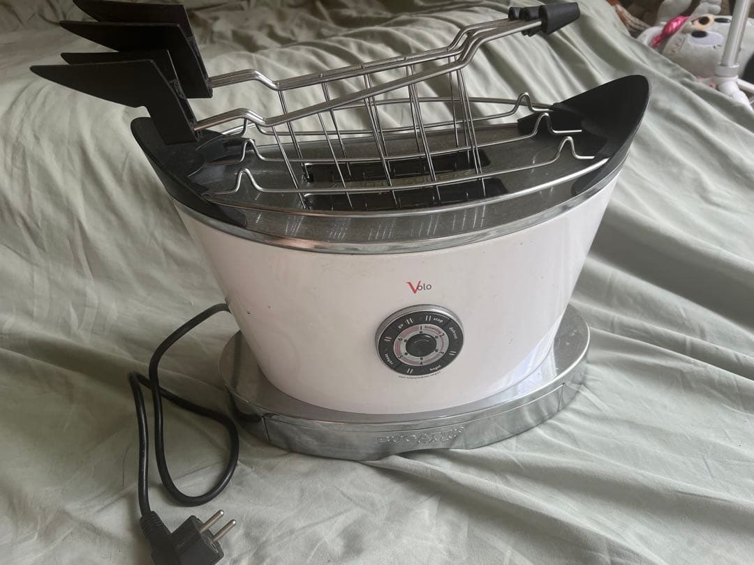 ドイツ製 Bugatti Volo ステンレス 2枚焼きトースター 高級家電