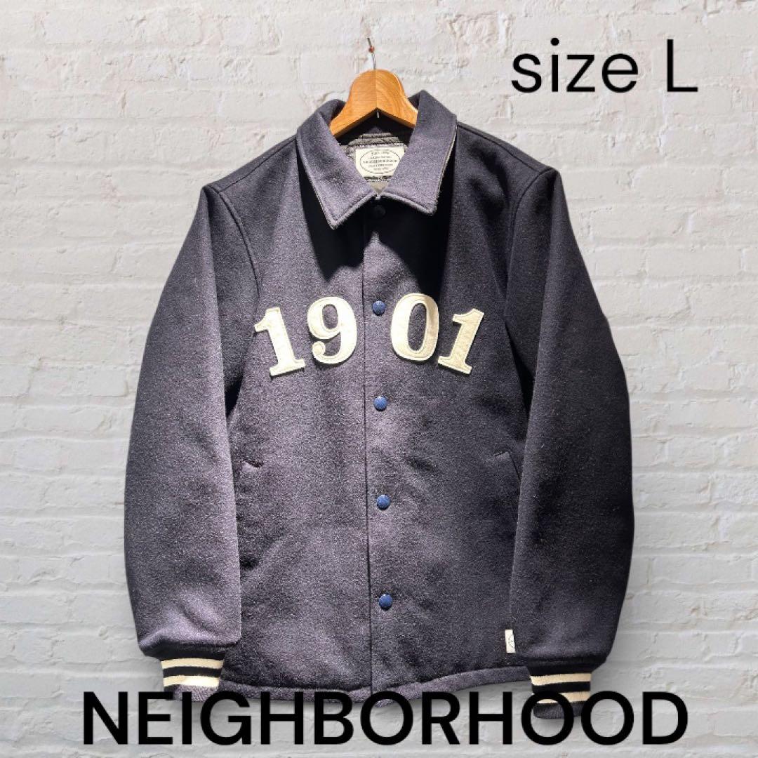 NEIGHBORHOOD メルトン スタジャン L 黒 1901