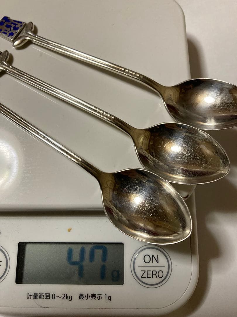 シルバー（ S T E R L I N G)スプーン（記念ロゴ？）