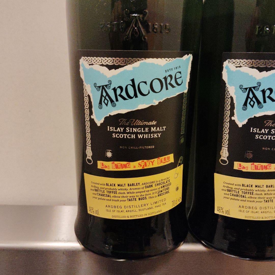 アードベッグ　アードコア　ウイスキー　アイル　PUNK 2本セット