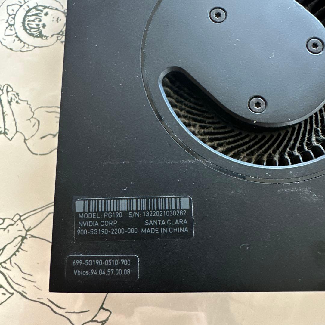 グラフィックボード・グラボ・ビデオカード nvidia a4000 16gb