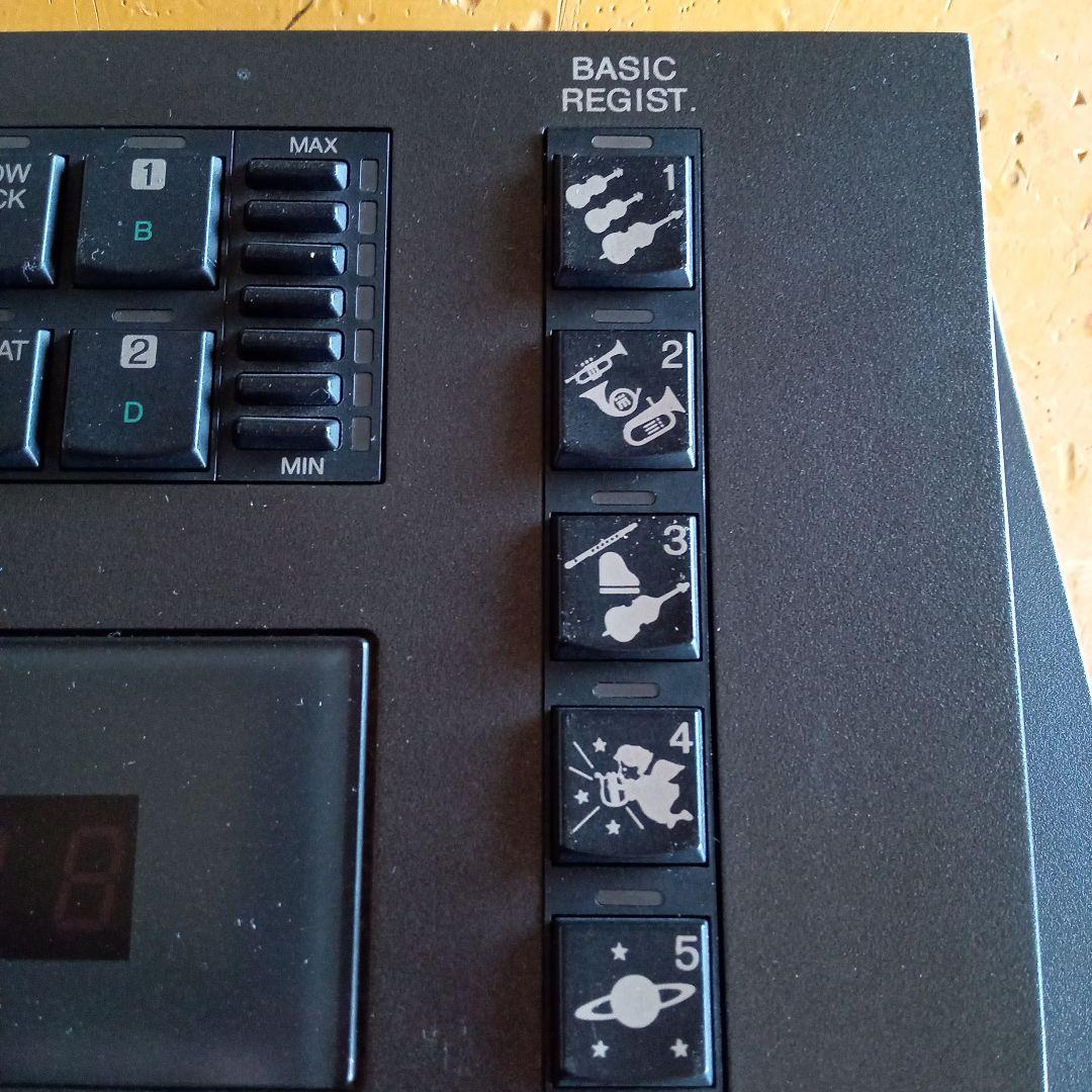 YAMAHA　Electone　EL-87 リズム・テンポ操作部とその基板