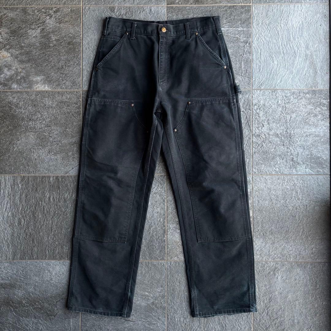 Carhartt カーハート ダブルニー ブラック USA製 32×30