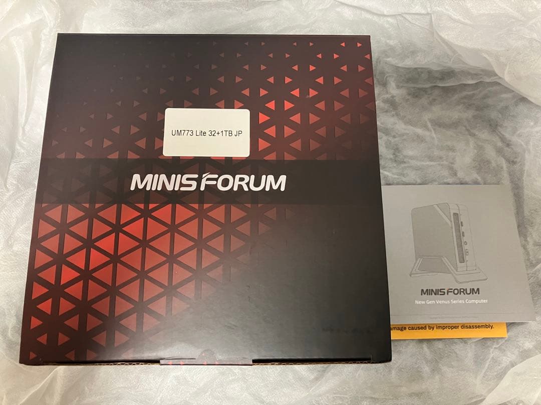 ミニPC MINISFORUM UM773 Lite RAM32GB SSD1TB