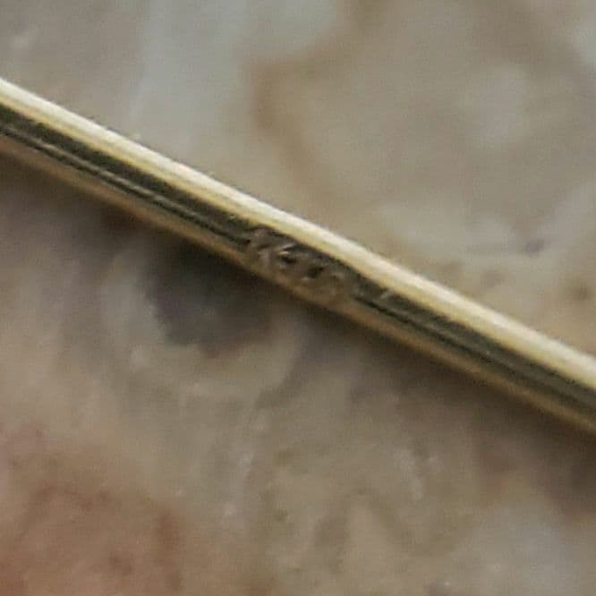 猫デザイン k18ゴールド 片耳チェーンピアス