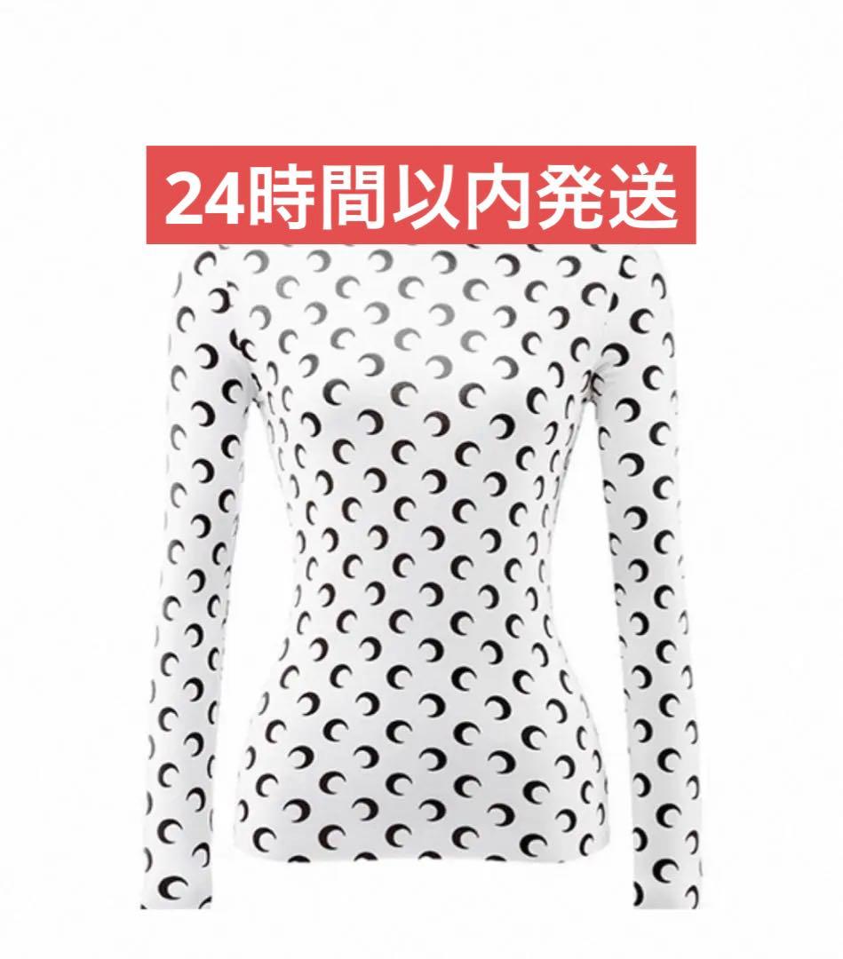 ち*み様 MARINE SERRE マリーンセル ホワイト　長袖 S