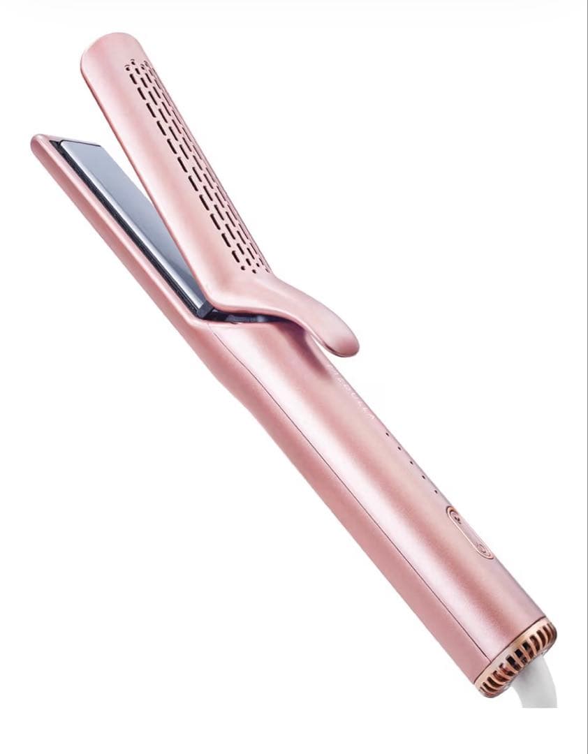 【新品】熱と風でうるおいケアMEDULLA ヘアアイロン ストレート＆カール