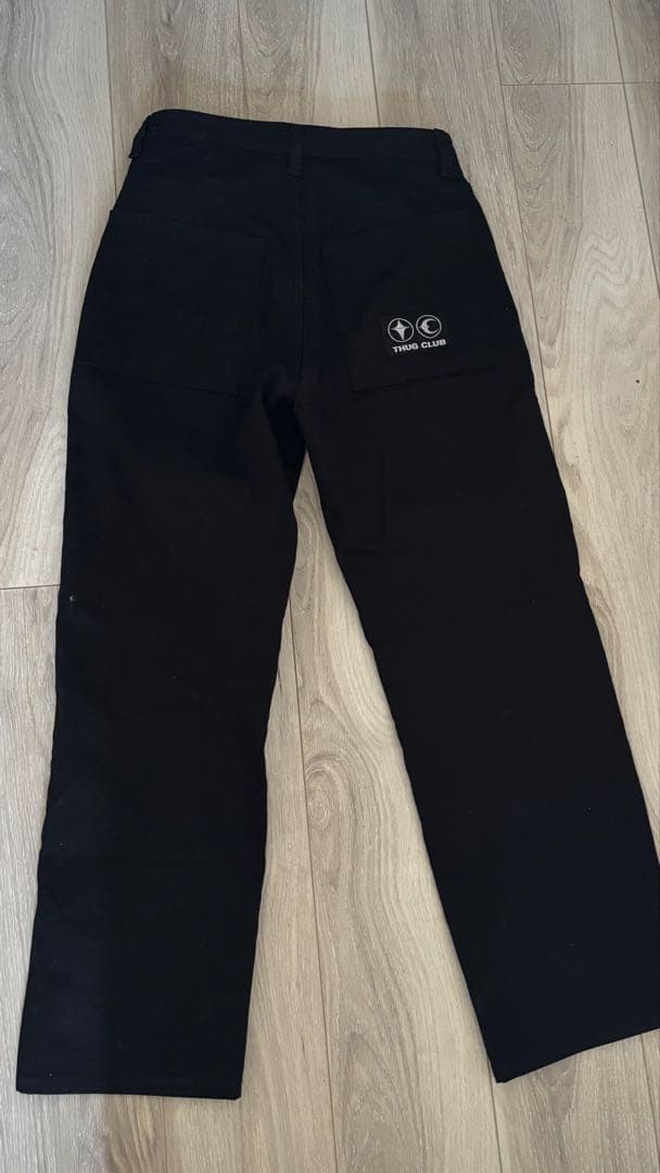 THUG CLUB ブラック ワークパンツ　サグクラブ　正規品