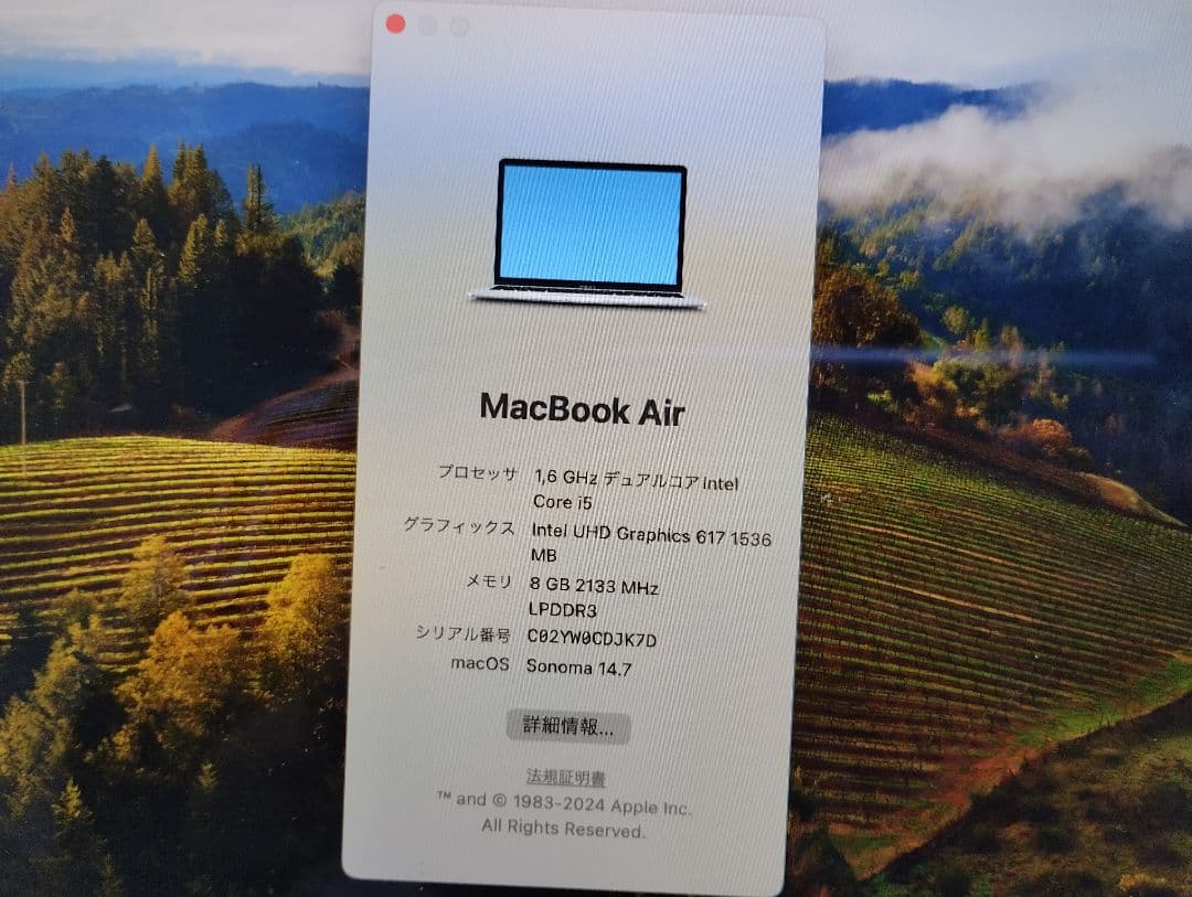動作良好 MacBook Air 2018 13.3 i5 8GB 256GB