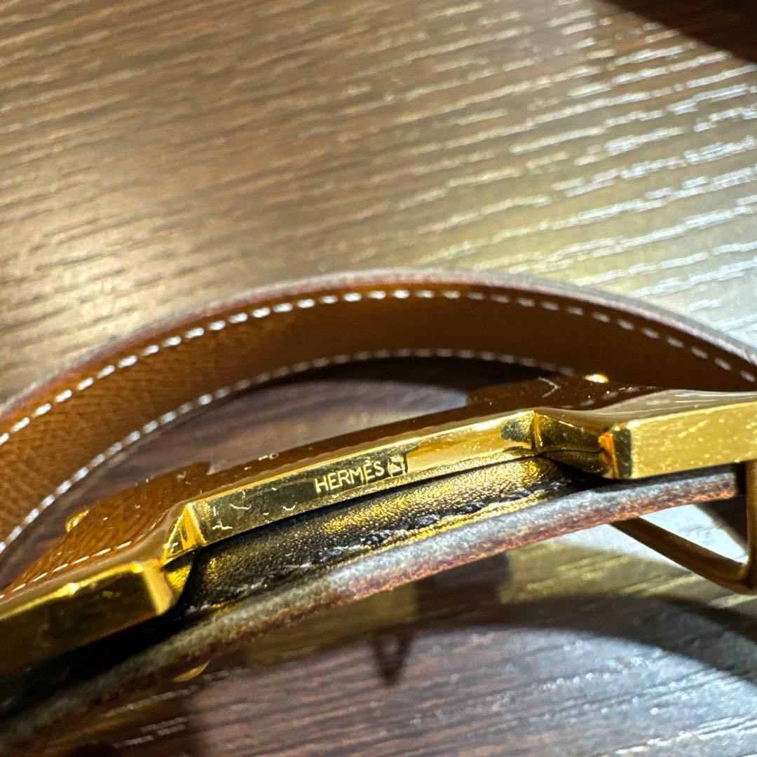 Hermès コンスタンスミニベルト ブラック/ブラウン リバーシブル エルメス