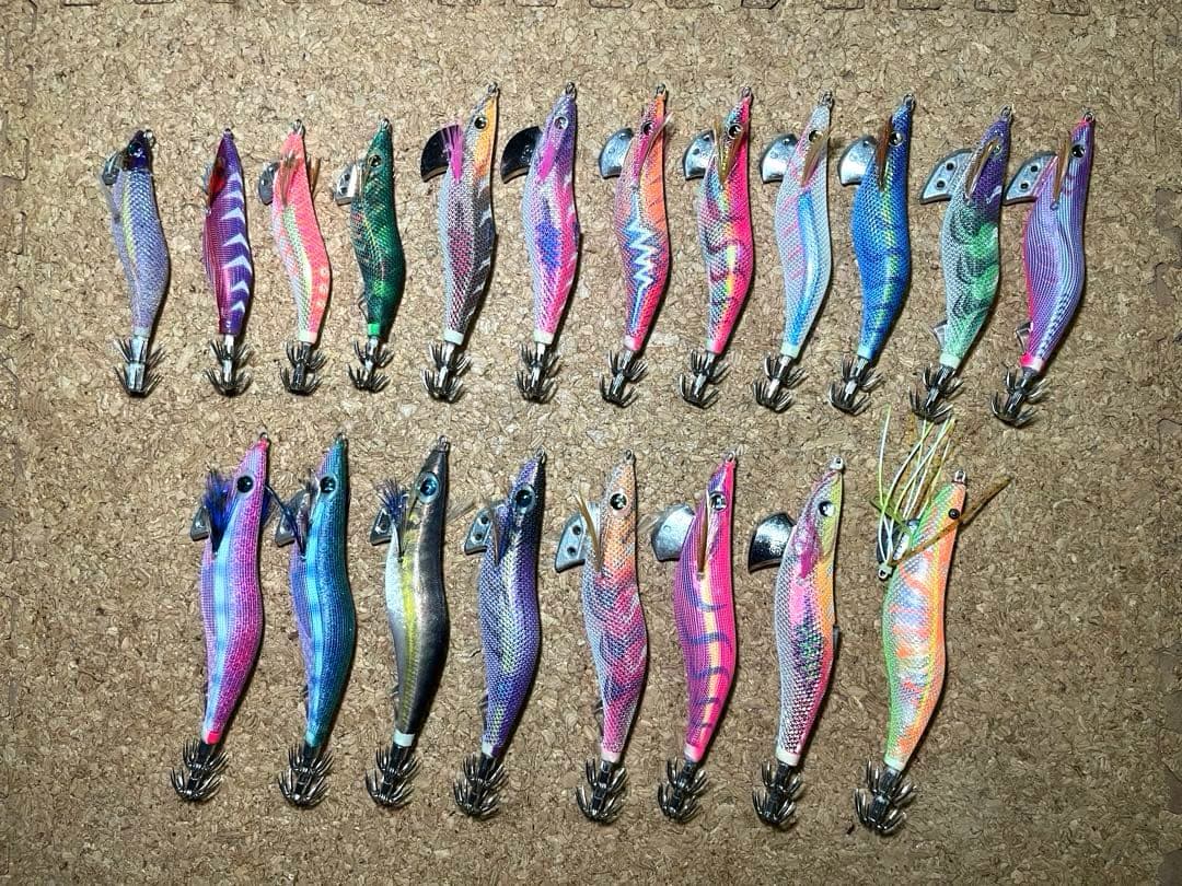 エギ20本まとめ売り！ヤマシタ・ダイワ・デュエル　美品！