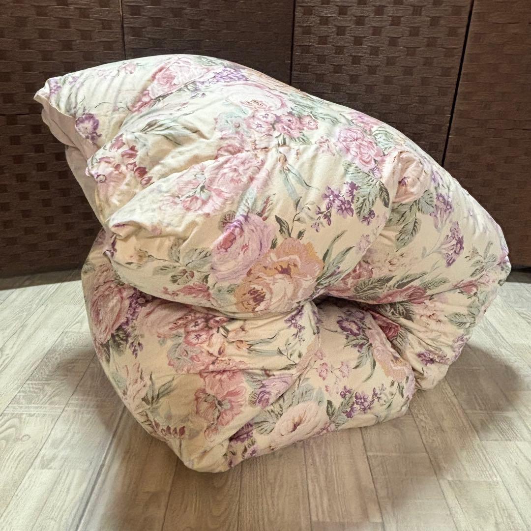 ロマンス小杉　ハンガリーホワイトグースダウン95% シングル　羽毛掛け布団