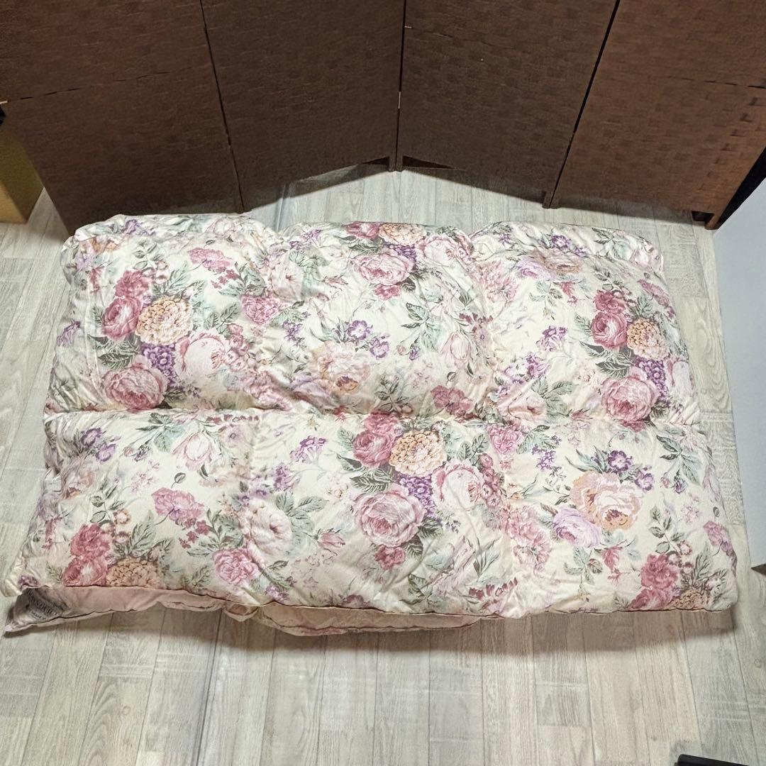 ロマンス小杉　ハンガリーホワイトグースダウン95% シングル　羽毛掛け布団