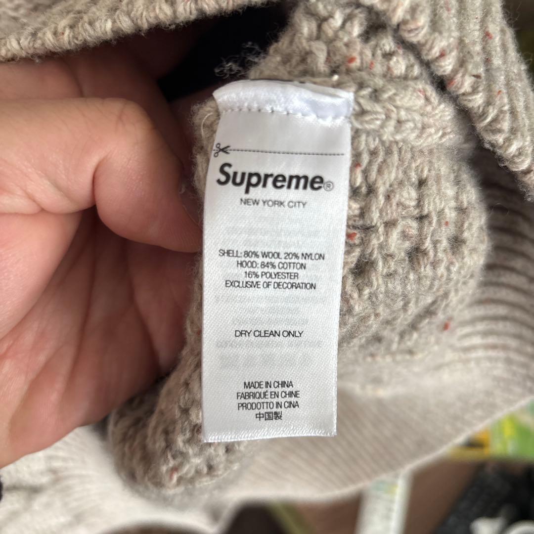 supreme 25aw Cable Hooded Sweater リアルツリー