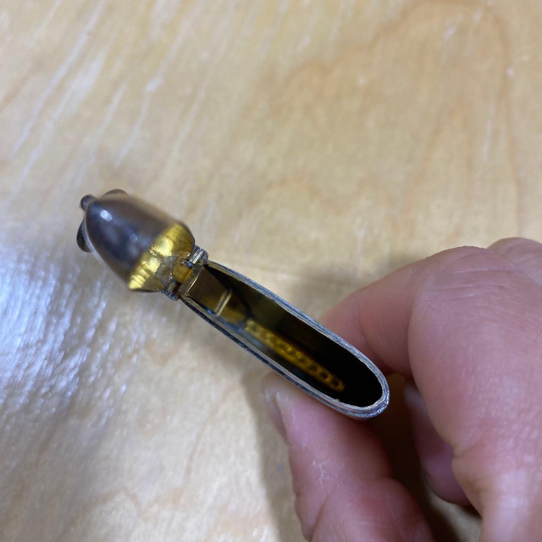 スターリングシルバー ホールマーク　マッチケース　アンティーク　ネックレス