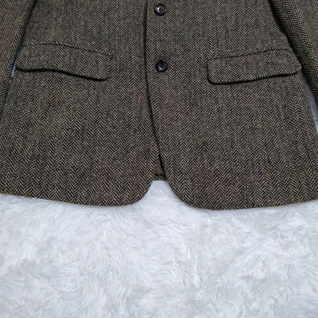 希少✨メンズビギ　ハリスツイード　テーラードジャケット　ヘリンボーン　サイズ3