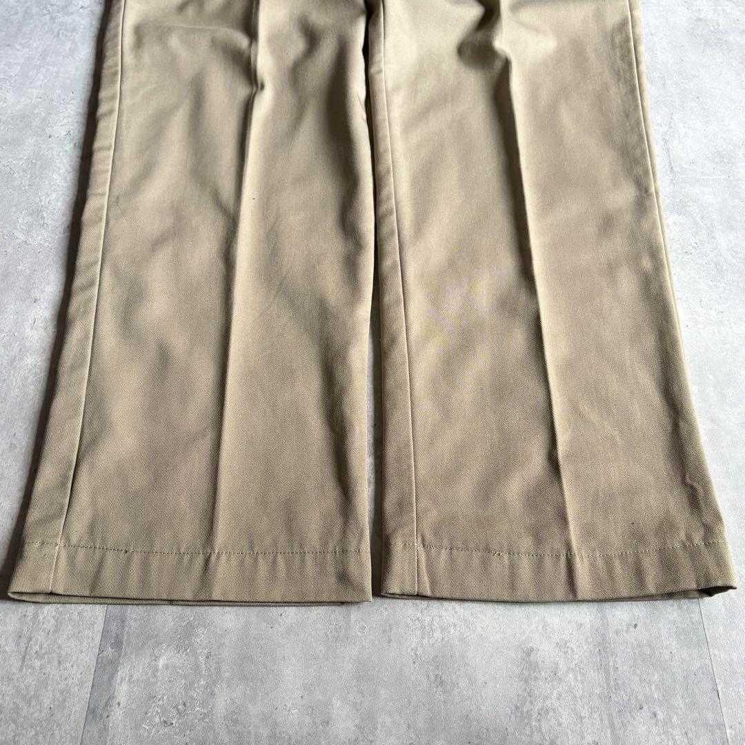 【80s Dickies】ワークパンツ　チビタグ　裏地付き　股ガゼット　usa製