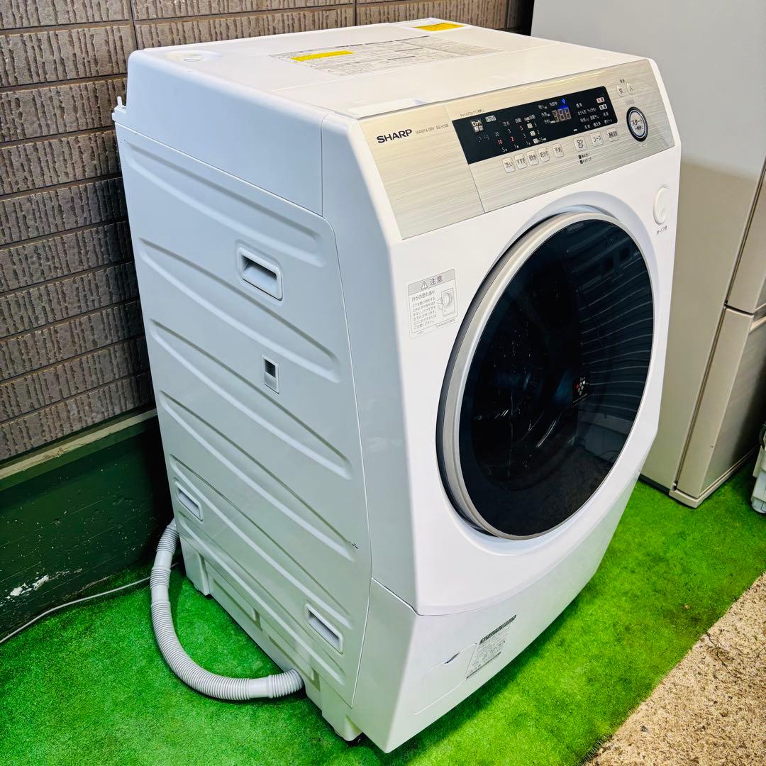 SHARP 10kg ドラム式洗濯機 大容量 インバータ搭載【地域限定配送無料】