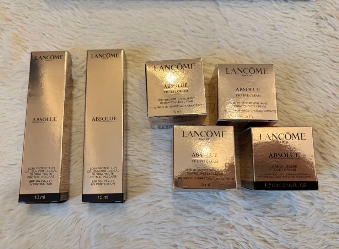 LANCOME ABSOLUE アプソリュ　ポーチ付きトライアルセット