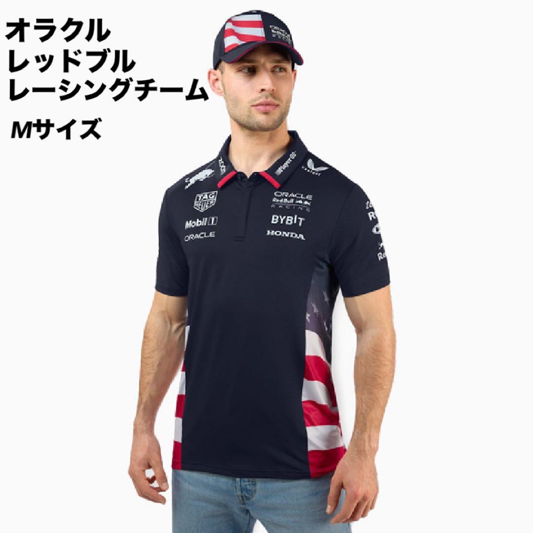 オラクル レッドブル レーシングチーム F1 ポロシャツ M 支給品 アメリカ