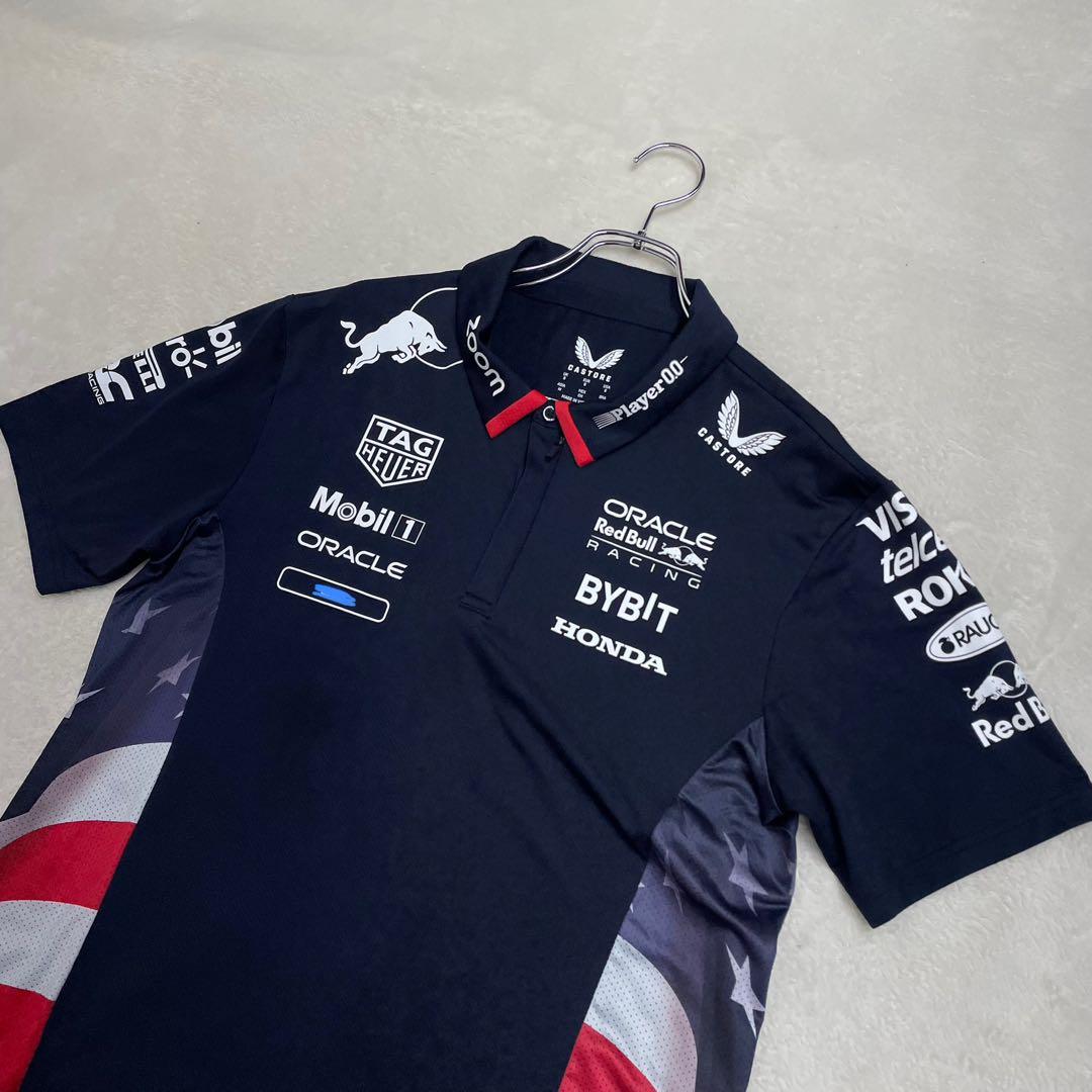 オラクル レッドブル レーシングチーム F1 ポロシャツ M 支給品 アメリカ