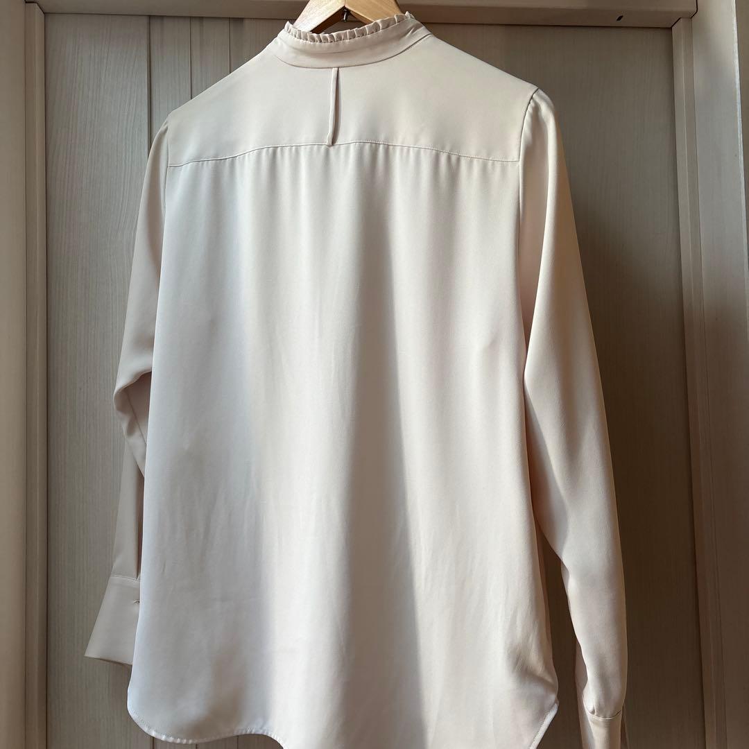 Beige, ベイジ　EVA ボウタイブラウス　サイズ4 シアーオレンジ