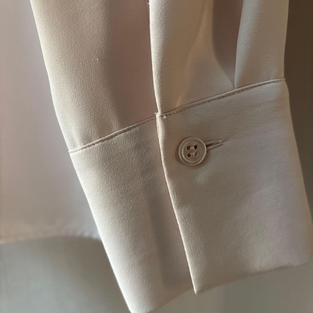 Beige, ベイジ　EVA ボウタイブラウス　サイズ4 シアーオレンジ