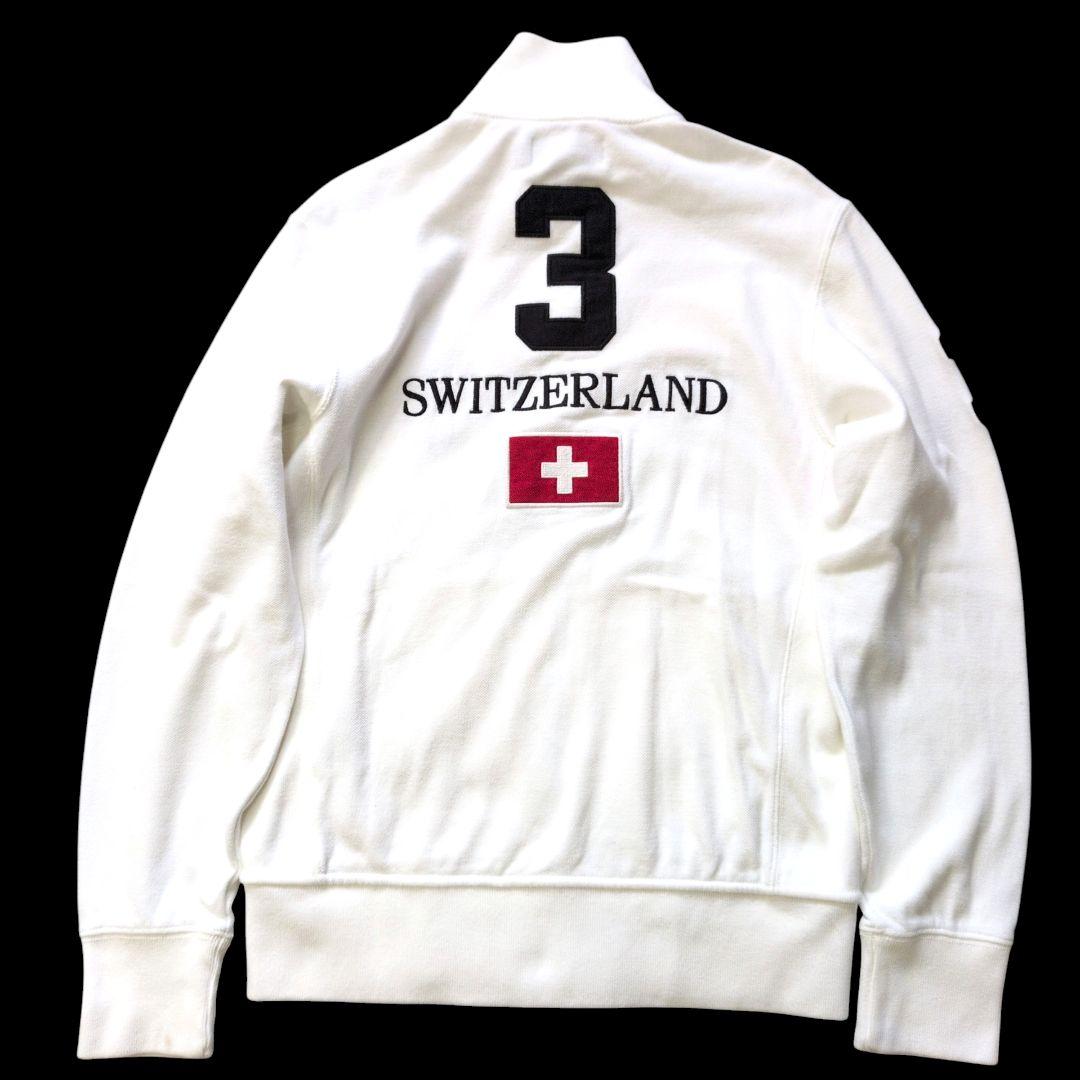 【トレンド】ラルフローレン ビッグボニー ジップスウェット 短丈 白