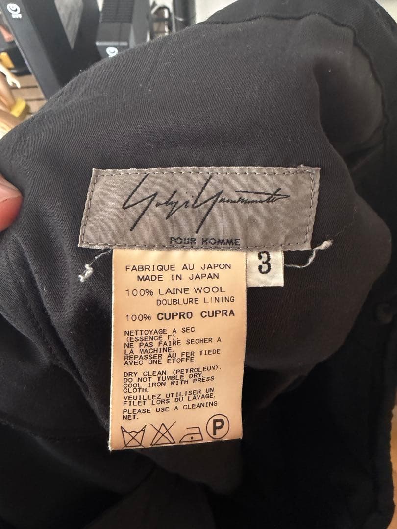 【即購入OK】Yohji Yamamoto ウールスラックス｜サイズ3