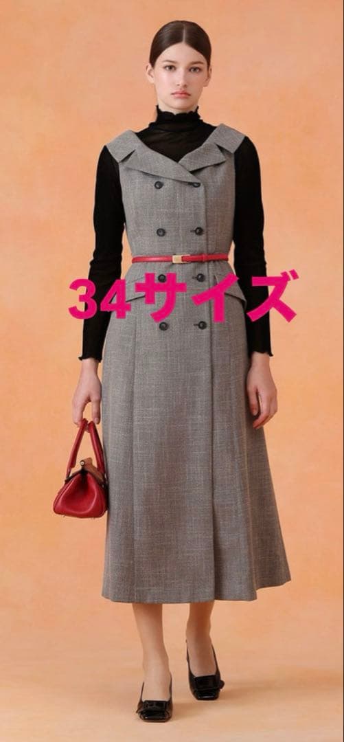 ポリツイルオフショルワンピース