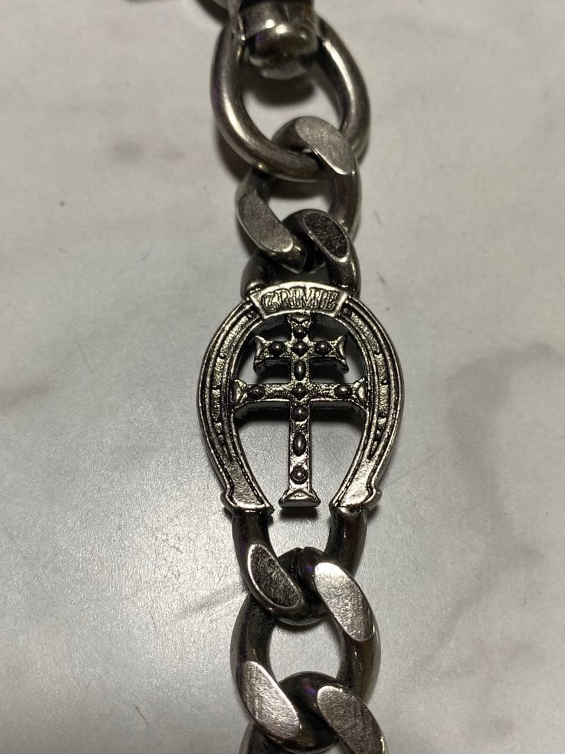 SUICIDAL レザートラッカーウォレット CRIMIEチェーン付き カスタム