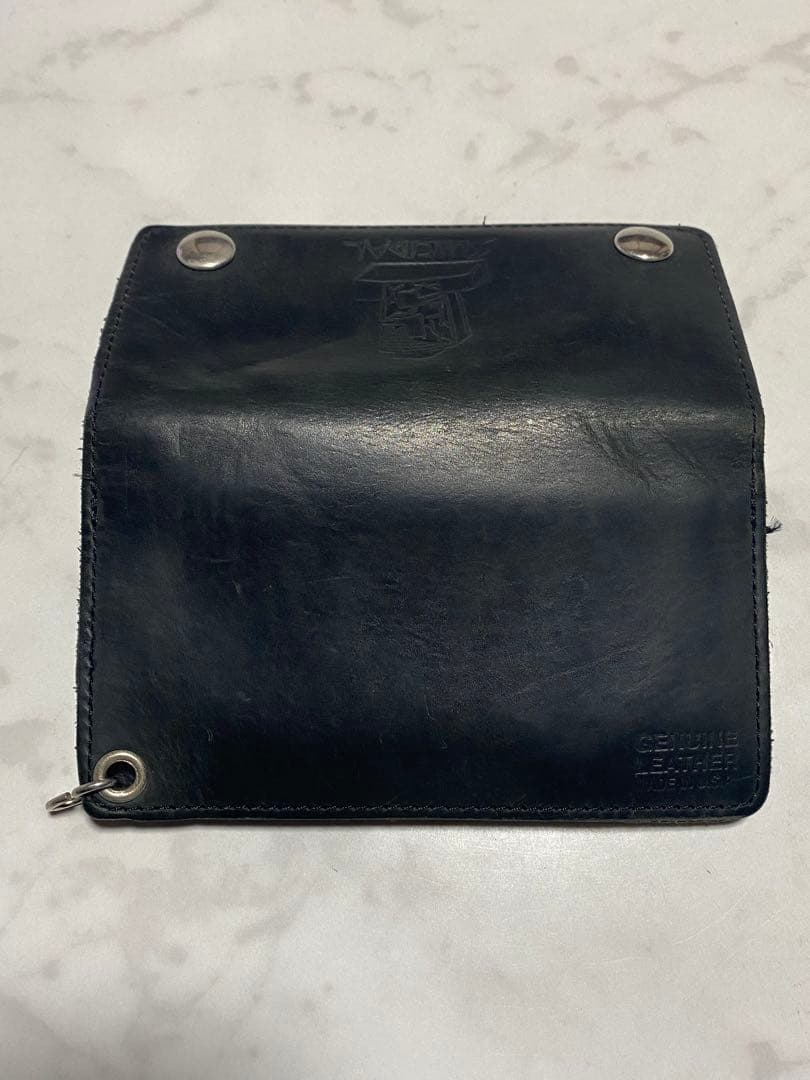 SUICIDAL レザートラッカーウォレット CRIMIEチェーン付き カスタム