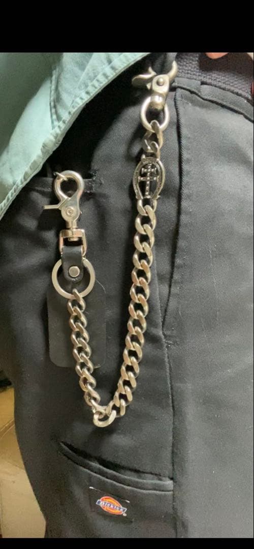 SUICIDAL レザートラッカーウォレット CRIMIEチェーン付き カスタム