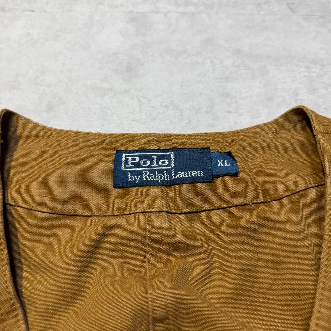 90s POLO ralph lauren ダックハンティングベスト コットン