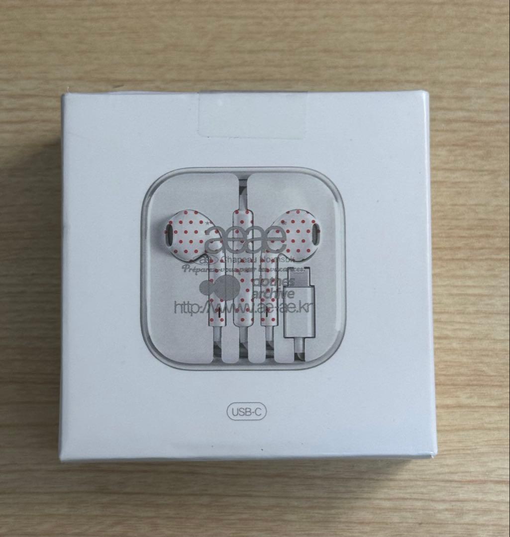 aeae 有線イヤホン ホワイト 韓国