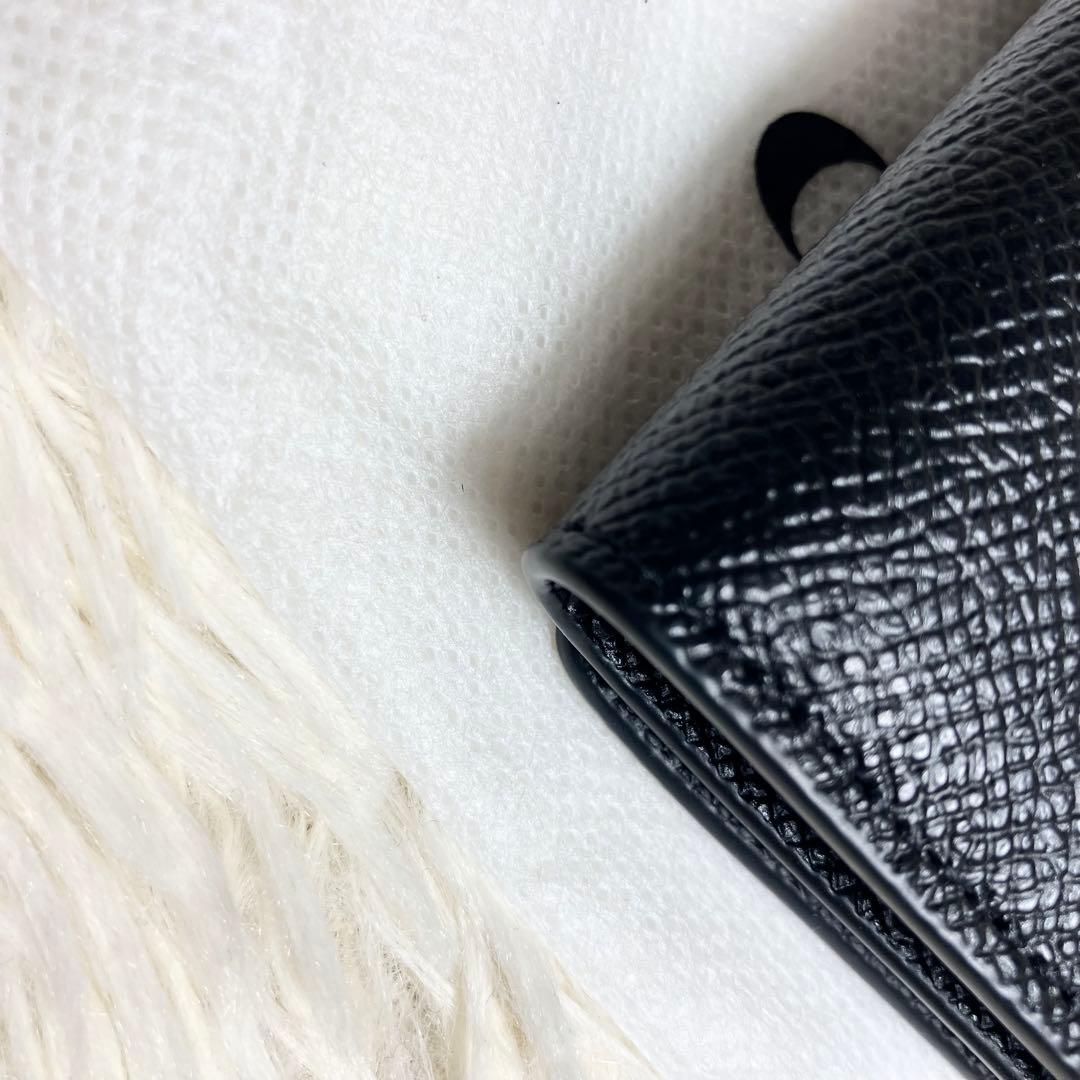 未使用級 COACH キーケース レザーブラック 箱付き