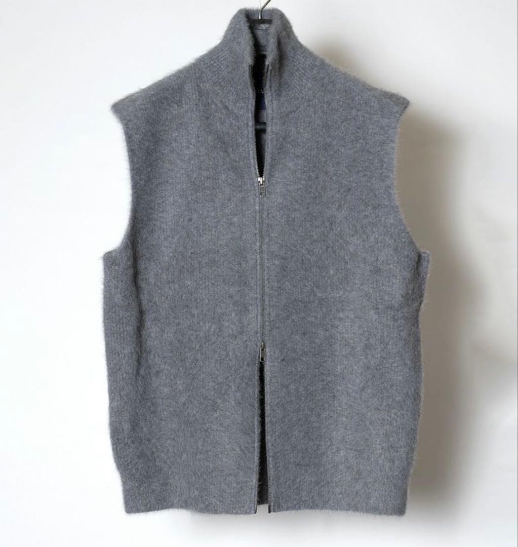 トップス FOX CASHMERE ZIP-UP VEST
