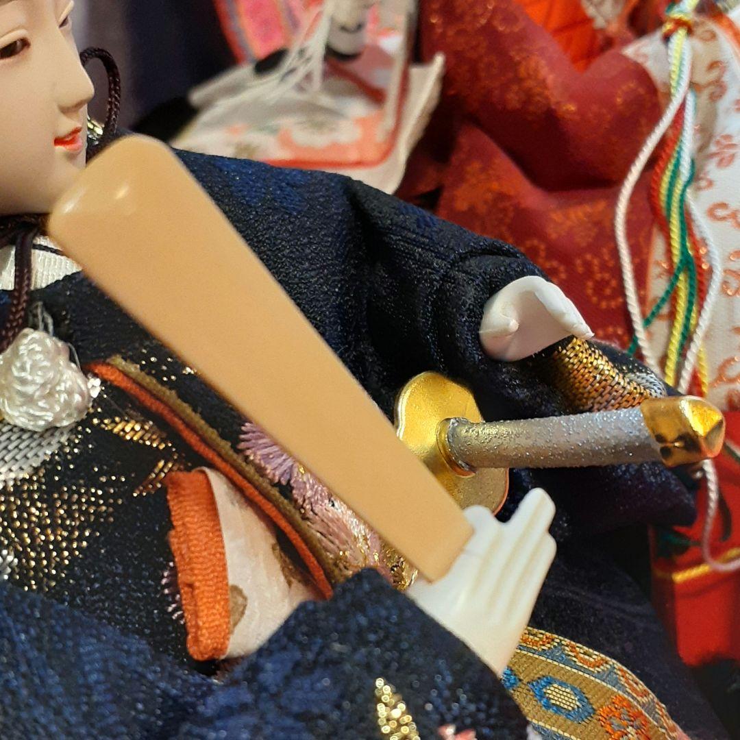 伝統的な雛人形セット　梛葉五人揃え