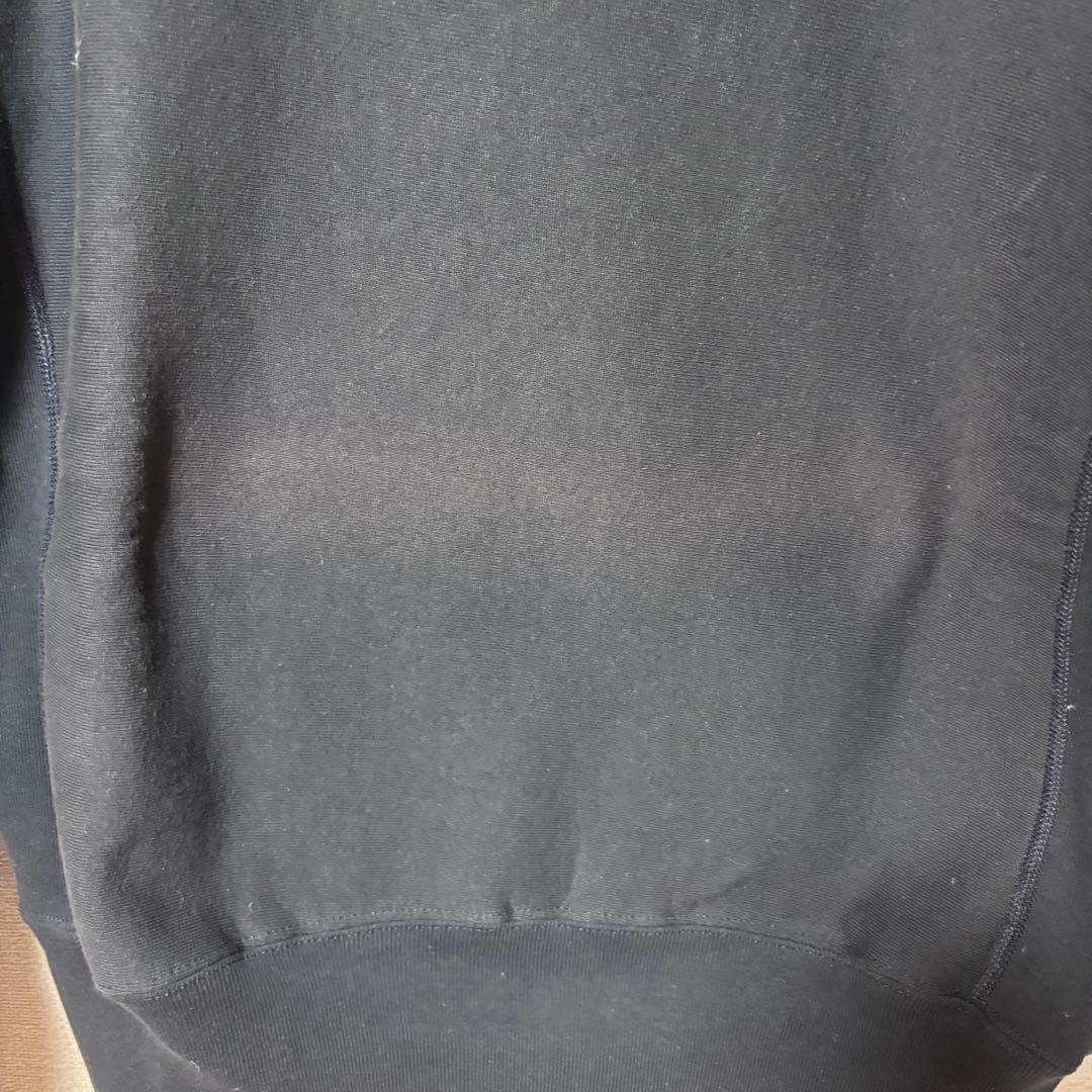 新品 チャンピオン USA製 リバースウィーブ ネイビー S 腹部に色落ち