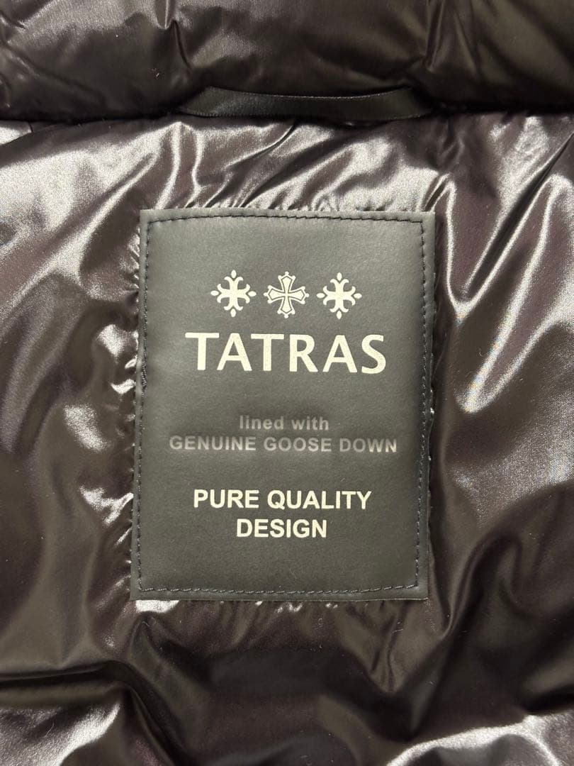 [美品] TATRAS タトラス ダウンベスト 黒 M