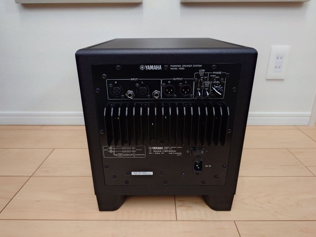 Yamaha HS8S サブウーファー ブラック