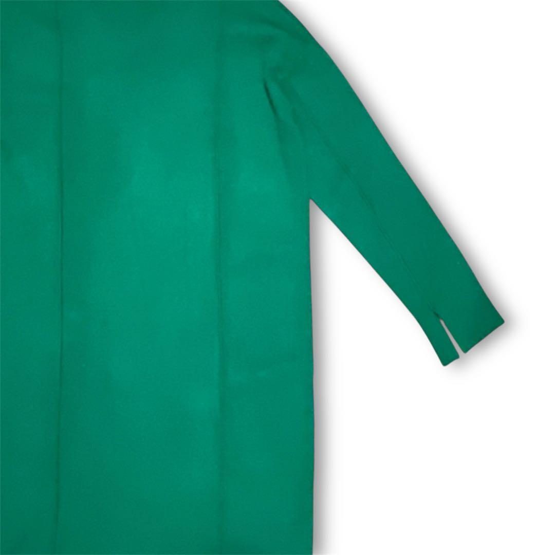 【極美品】UN3D. アンスリード2way ニットワンピース ロング グリーンM