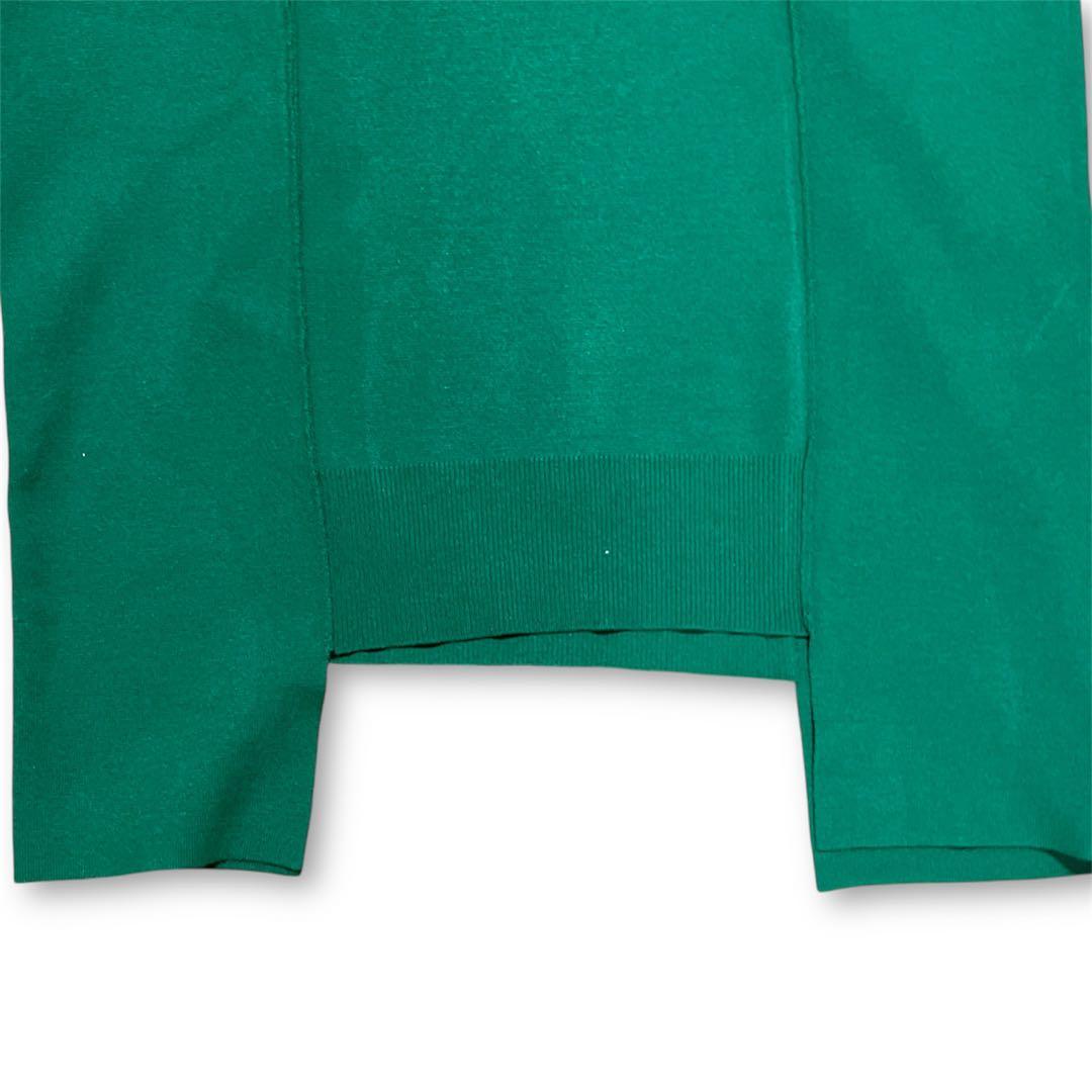 【極美品】UN3D. アンスリード2way ニットワンピース ロング グリーンM