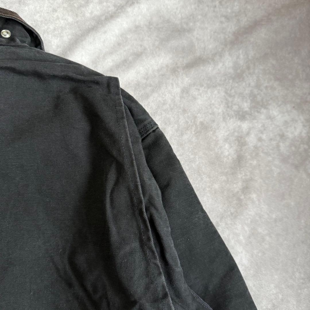 90s カーハート デトロイトジャケット USA製 JB105 46 ブラック