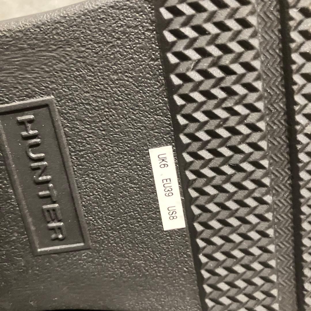 【未使用級】HUNTER ハンター サイドゴアブーツ ブラック【26〜27】